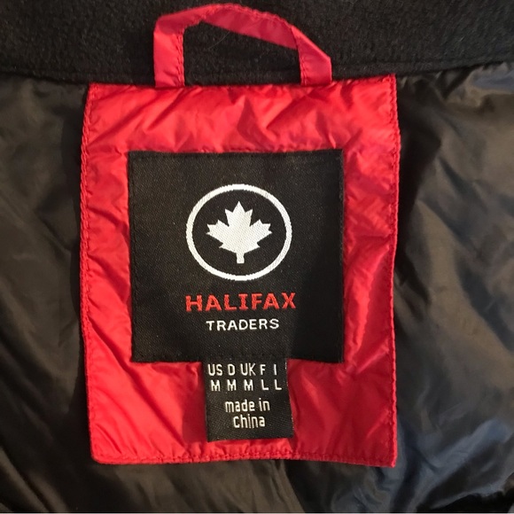 Halifax Traders Red Quilted Packable Down Jacket M - Picture 6 of 8